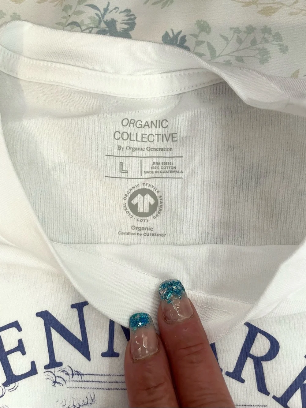 Denmark Copenhagen White Graphic Short-Sleeve Tee